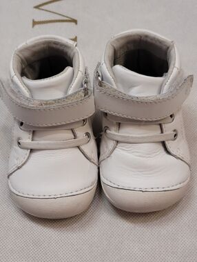 Stride Rite 3w White Frankie First Walking Shoe